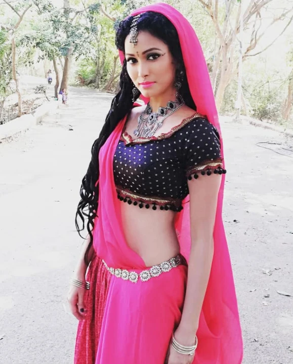 Neetha Shetty as a traditional Indian bride look